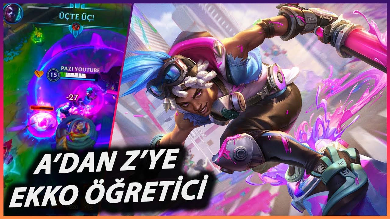 A'DAN Z'YE EKKO ÖĞRETİCİ | BUILD & RUNES - Lol Wild Rift