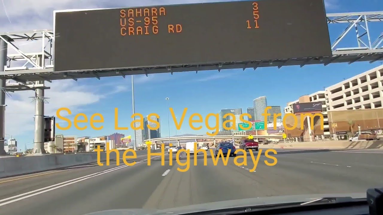 Driving all of Las Vegas Highways ending with Scenic Drive.