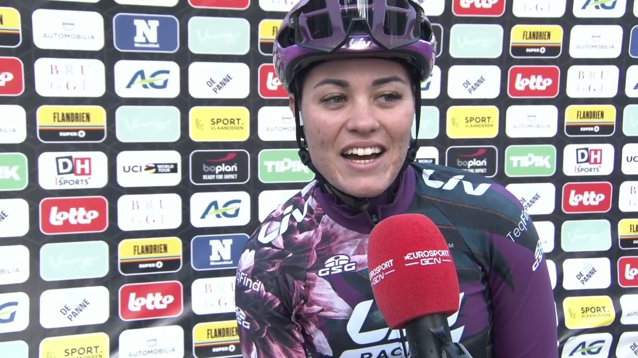 Rachele Barbieri - Interview at the start - Classic Brugge-De Panne 2023
