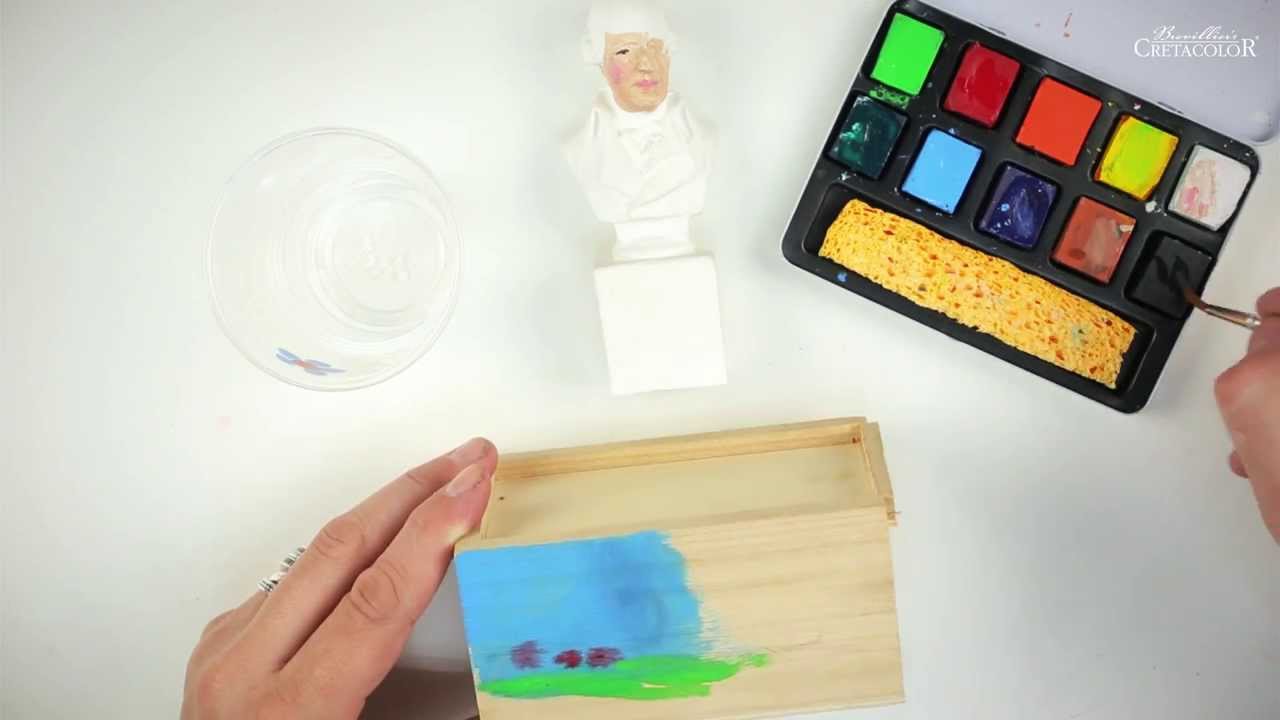 Cretacolor's Aqua Brique on various materials (How-to)