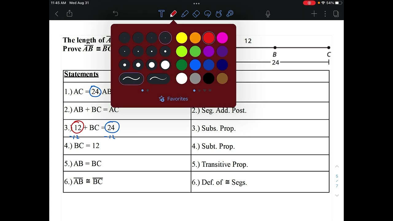 2 3 Write Proofs about Segments
