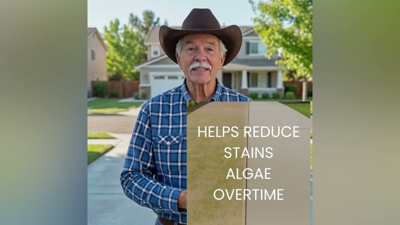 How to Seal Your Concrete Driveway Once & Keep Any Absorbent Stone Clean For Years Not Weeks