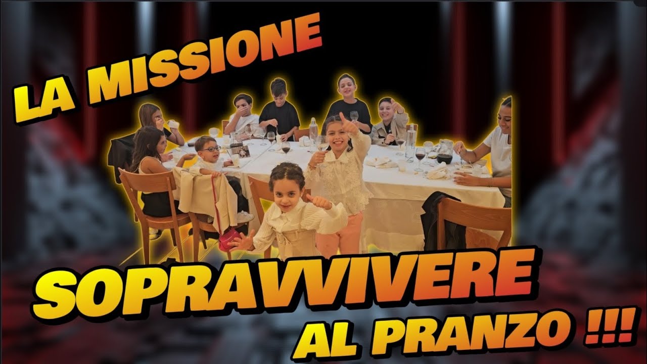 LA MISSIONE: SOPRAVVIVERE AL PRANZO 🍝🔥 (Ce la faremo?)