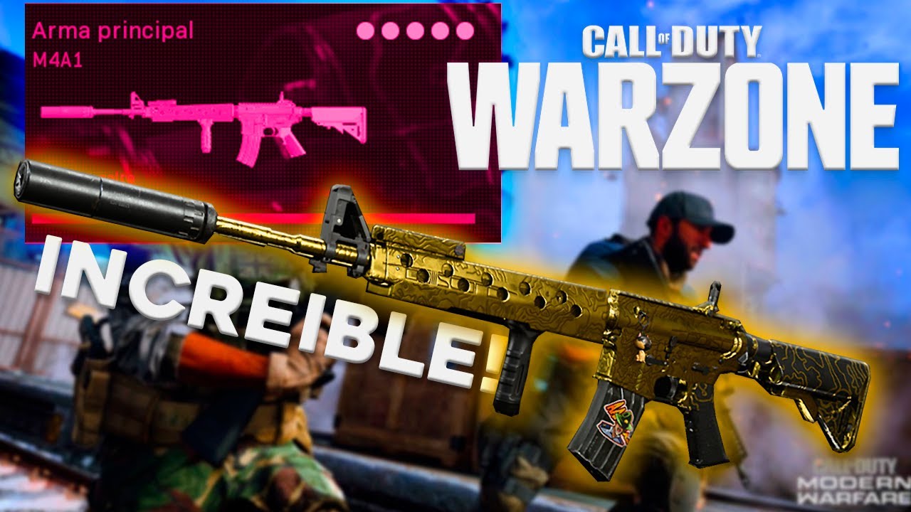 Esta es la MEJOR CLASE de la M4A1 (INCREÍBLE😱)  CALL OF DUTY WARZONE /MODERN WARFARE  ✅ MEJOR FUSIL?