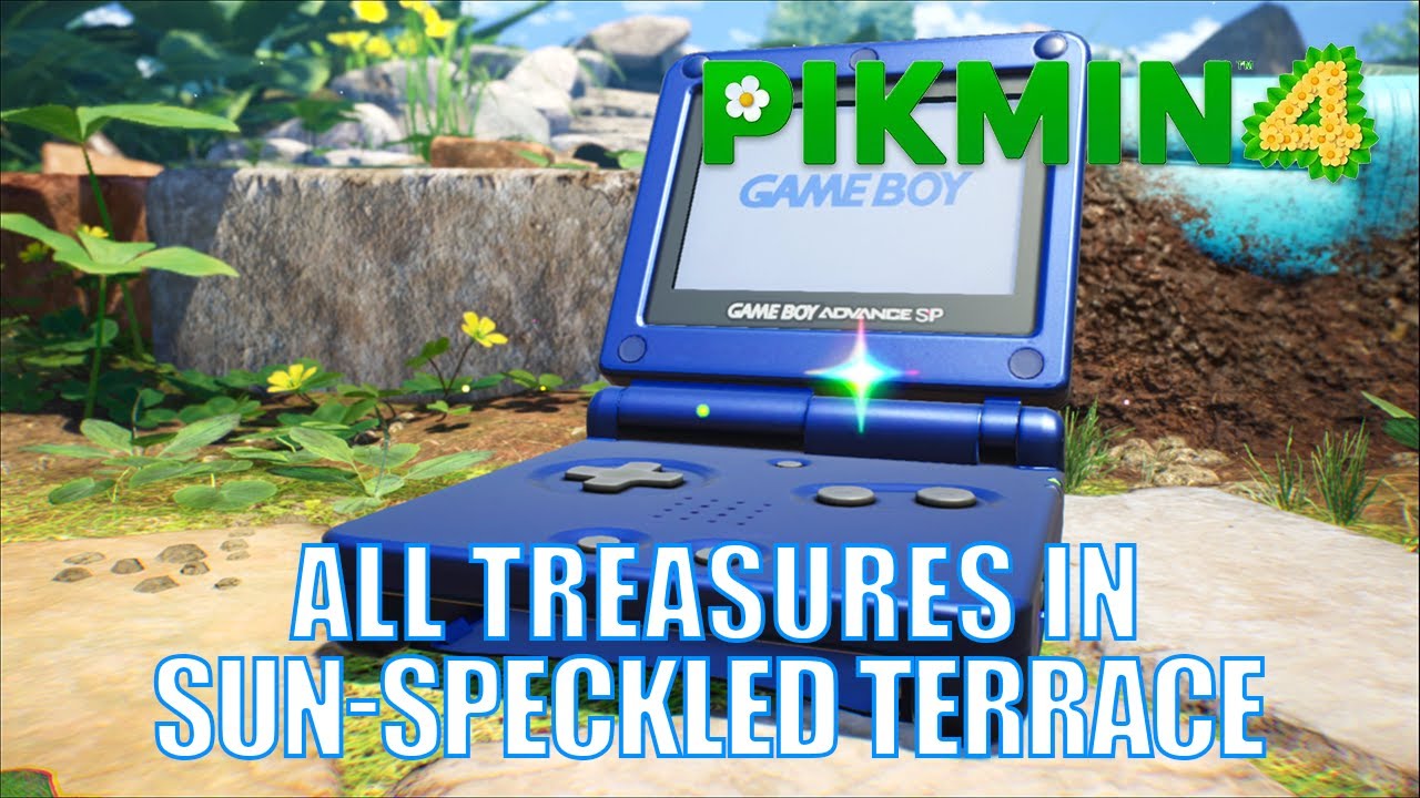 PIKMIN 4 - All Treasures in Sun Speckled Terrace Walkthrough