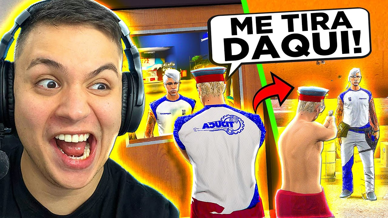 VINGUEl O MECÂNICO QUE ME PRENDEU no GTA RP (Paulinho o LOKO)