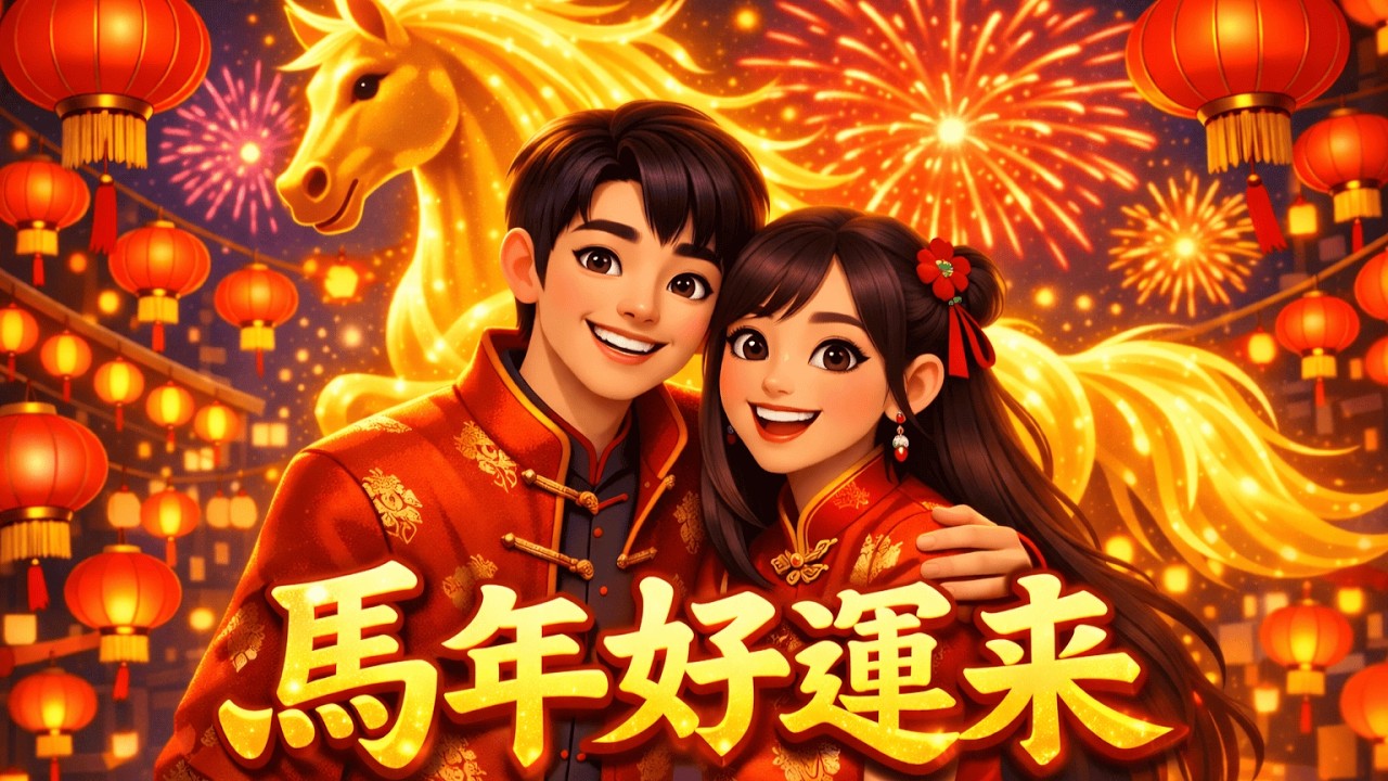 马年好运来｜Chinese New Year Song｜Festive Mandarin Pop｜斯诺儿 Suno