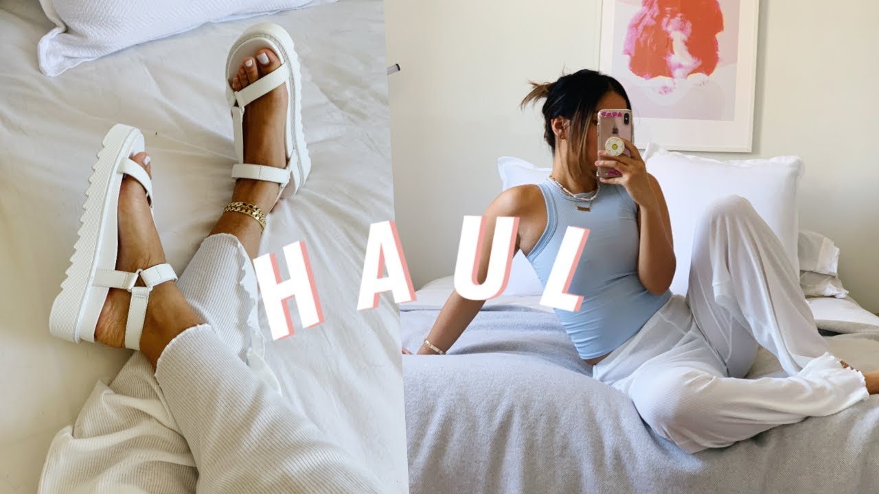 A V CUTE SUMMER HAUL | easy chill outfits