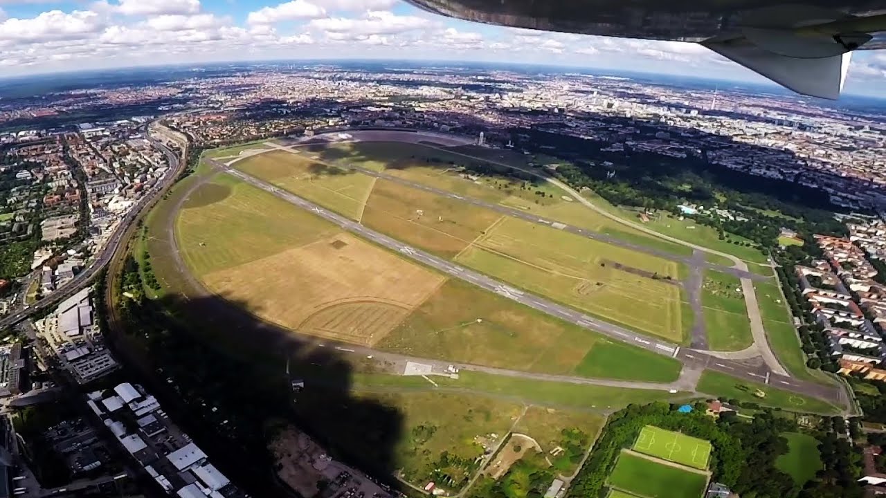 Flug von Eggersdorf über Berlin und die Bienenfarm zum Müritz-Airpark