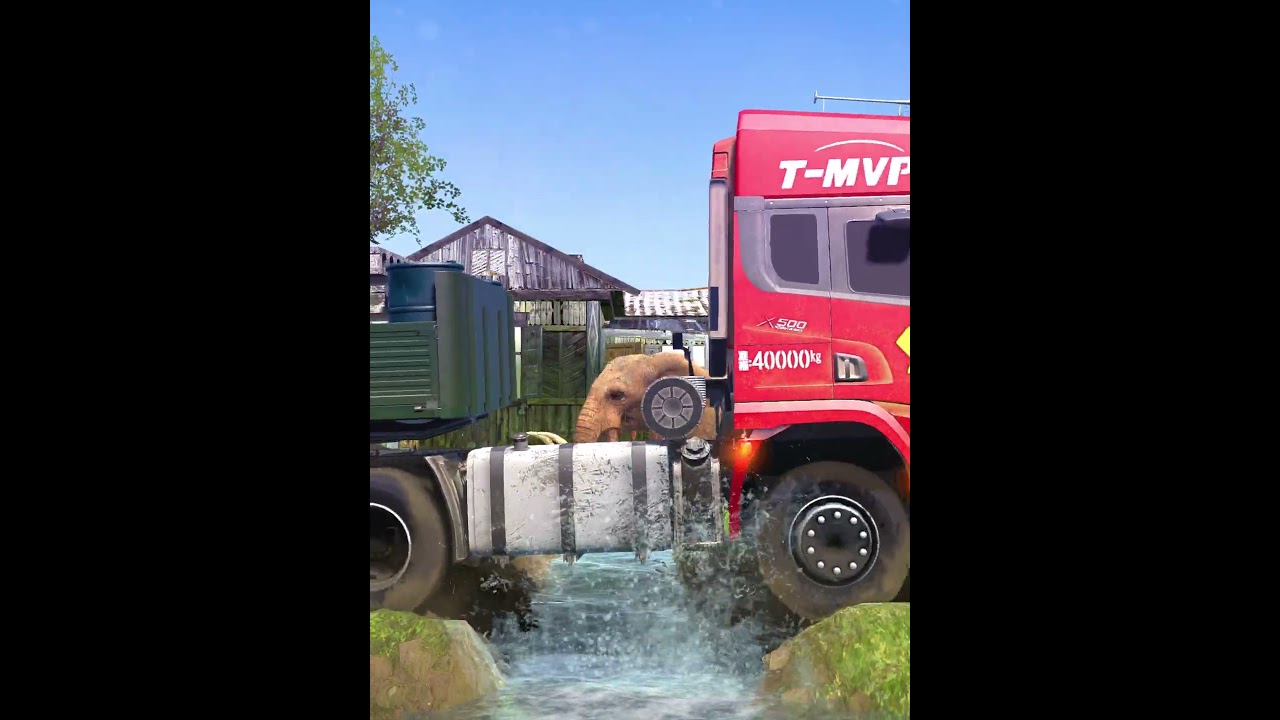 Spintires：MudRunner truck gameplay ep288 #spintires #automobile #simulation #drivingskills