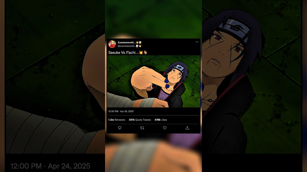 ITachi Vs Sasuke...💥😵&zwj;💫#anime#edit #shorts#itachi#sasuke