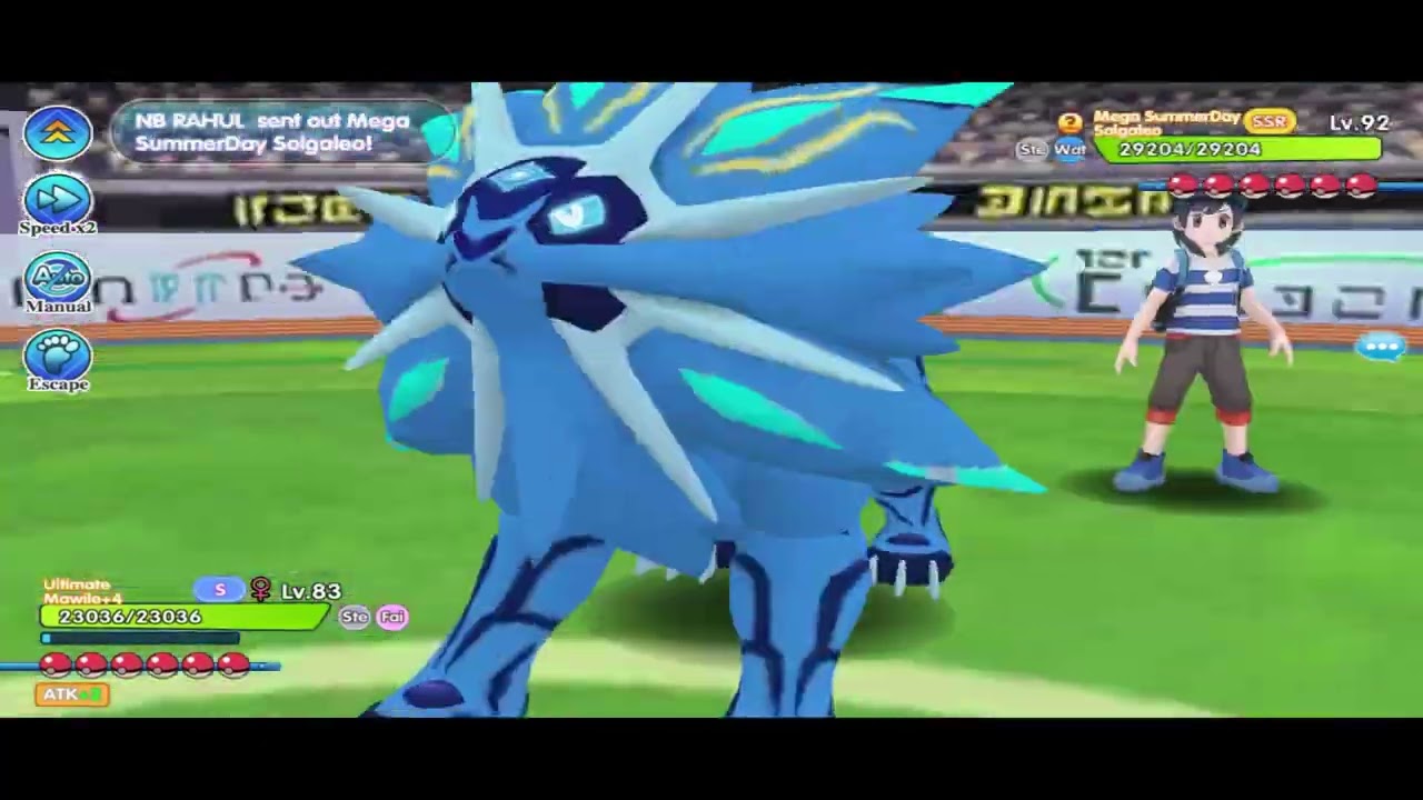 Friendly battle against NB RAHUL featuring flash Mons awaken/ Pocketown/ monster valley 
