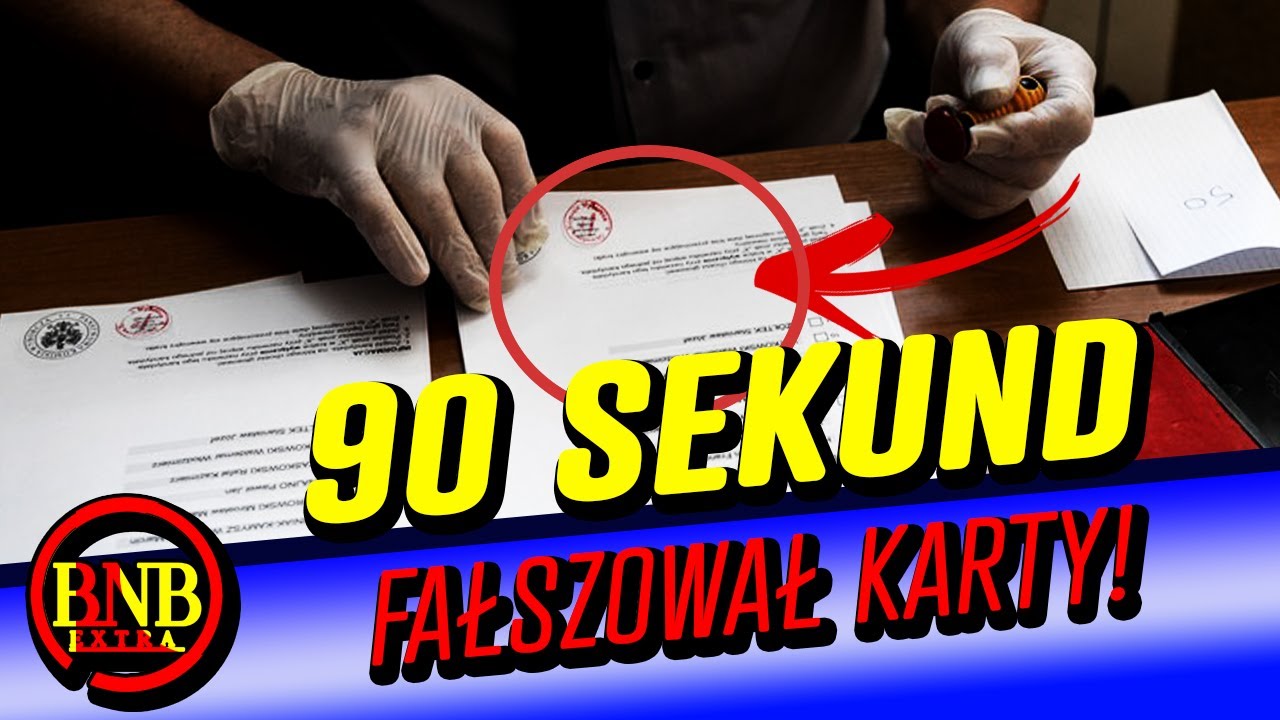 A JEDNAK! KARTY WYBORCZE BYŁY FAŁSZOWANE | 90 SEKUND
