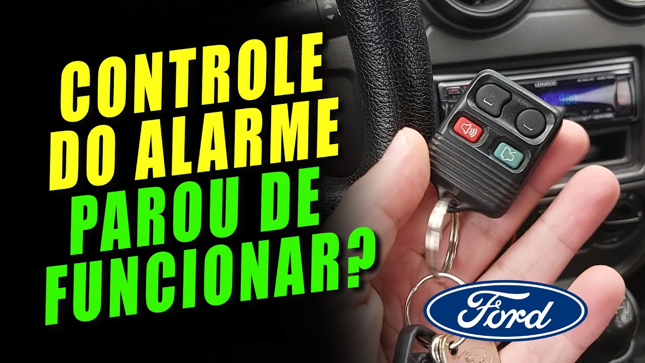 Controle do Alarme do Ford Ka, Fiesta, Ecosport parou de funcionar? Como resolver fácil