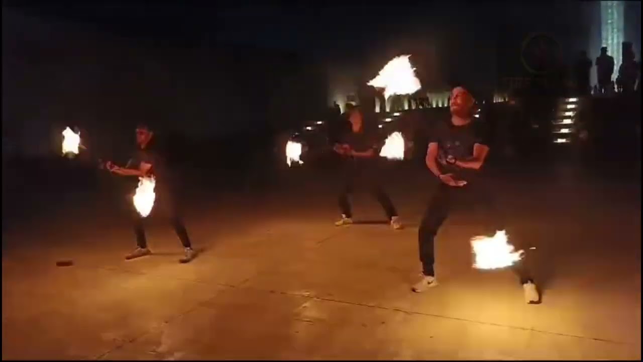 Fire Spinning #fireflame #firespinning #fireworks  #fireworkbd #firestaff