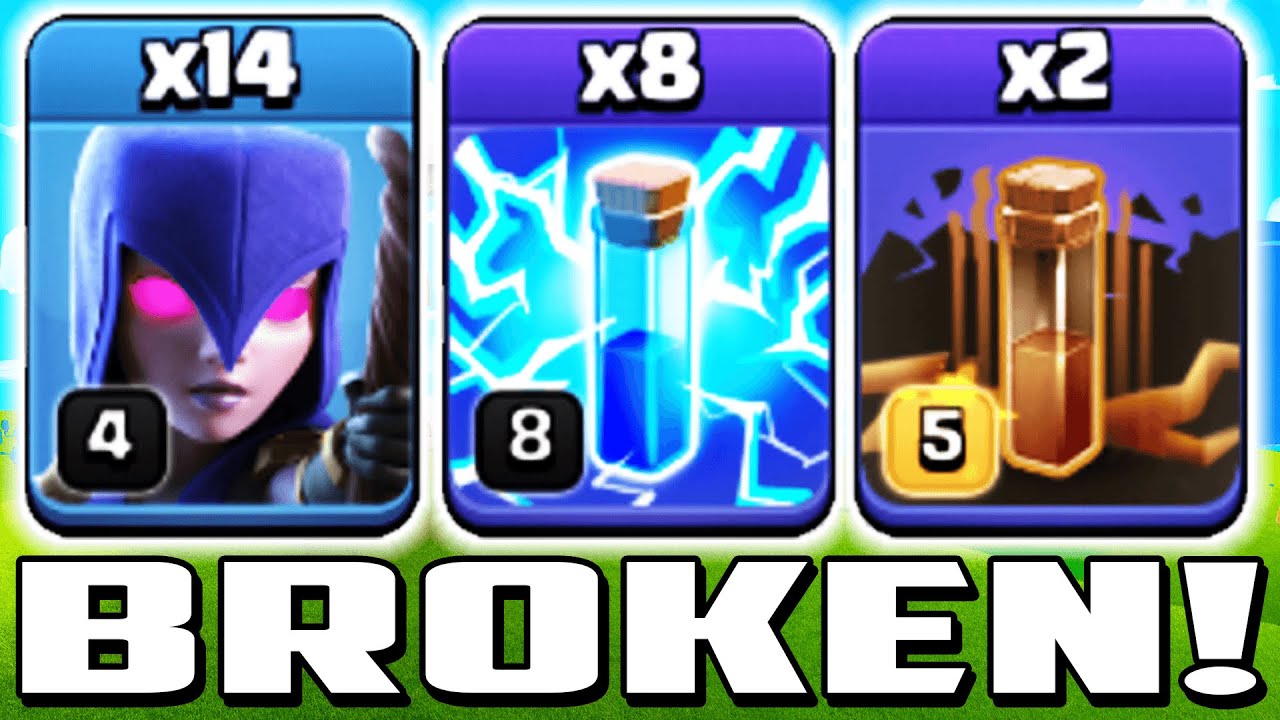 THIS NEW TH11 ATTACK SHOULD BE ILLEGAL! Th 11 Zap Bowler Witch Spam Strategy! Town Hall 11 2020