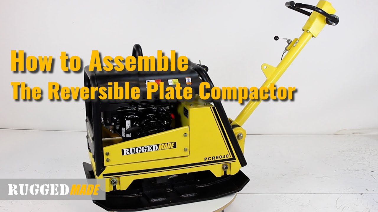 Unboxing the RuggedMade RCH780 Reversible Plate Compactor