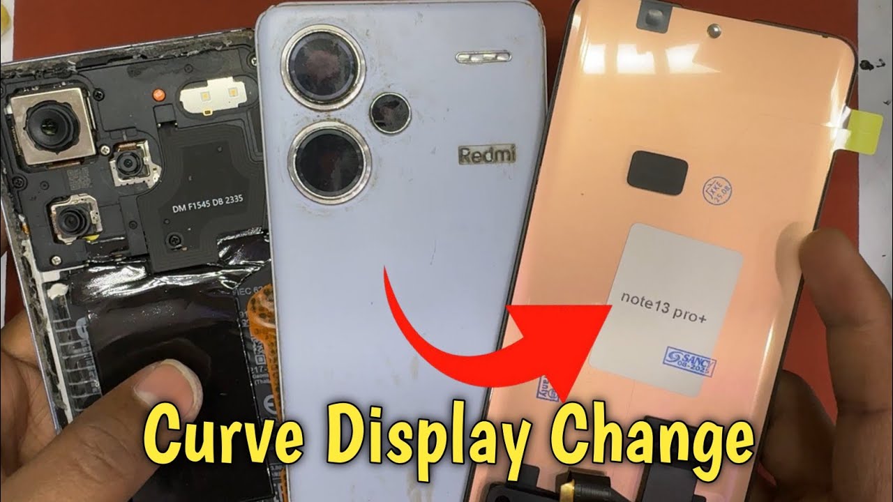 Redmi Note 13 Pro+ Curved Display Change 😱 | Original AMOLED Replacement