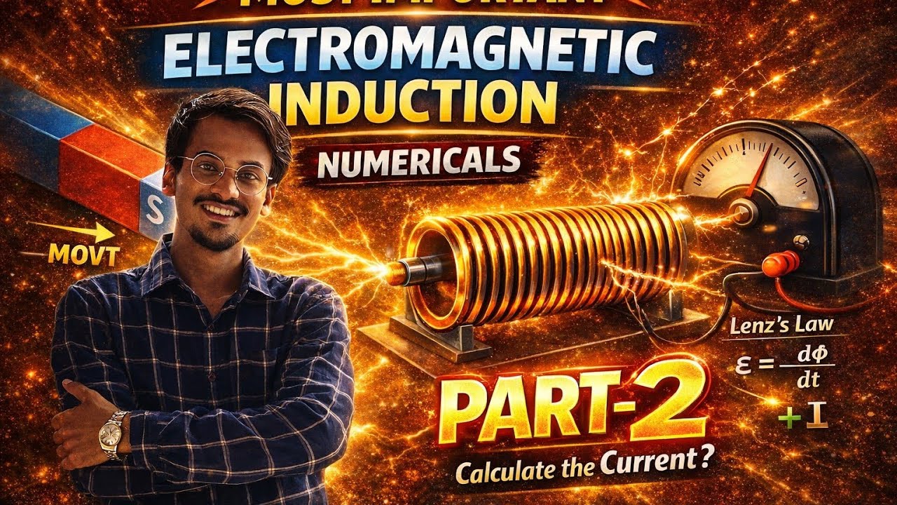 Electromagnetic Induction Explained Clearly | Faraday’s Law & Lenz’s Law