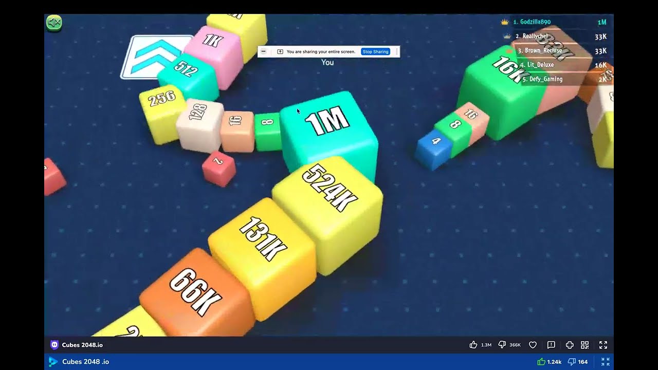 Cubes 2048 io