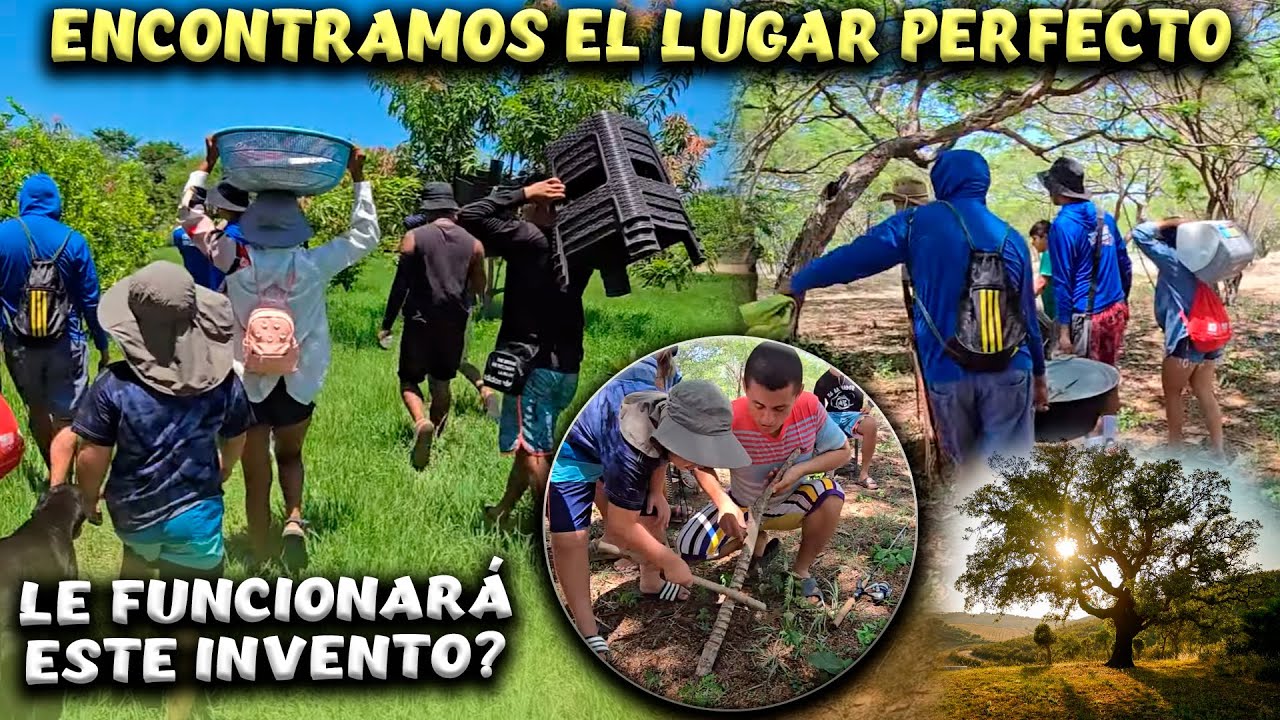 Nos fuimos un día de campo buscando donde acampar y pasar una tarde amena con los Bichos.