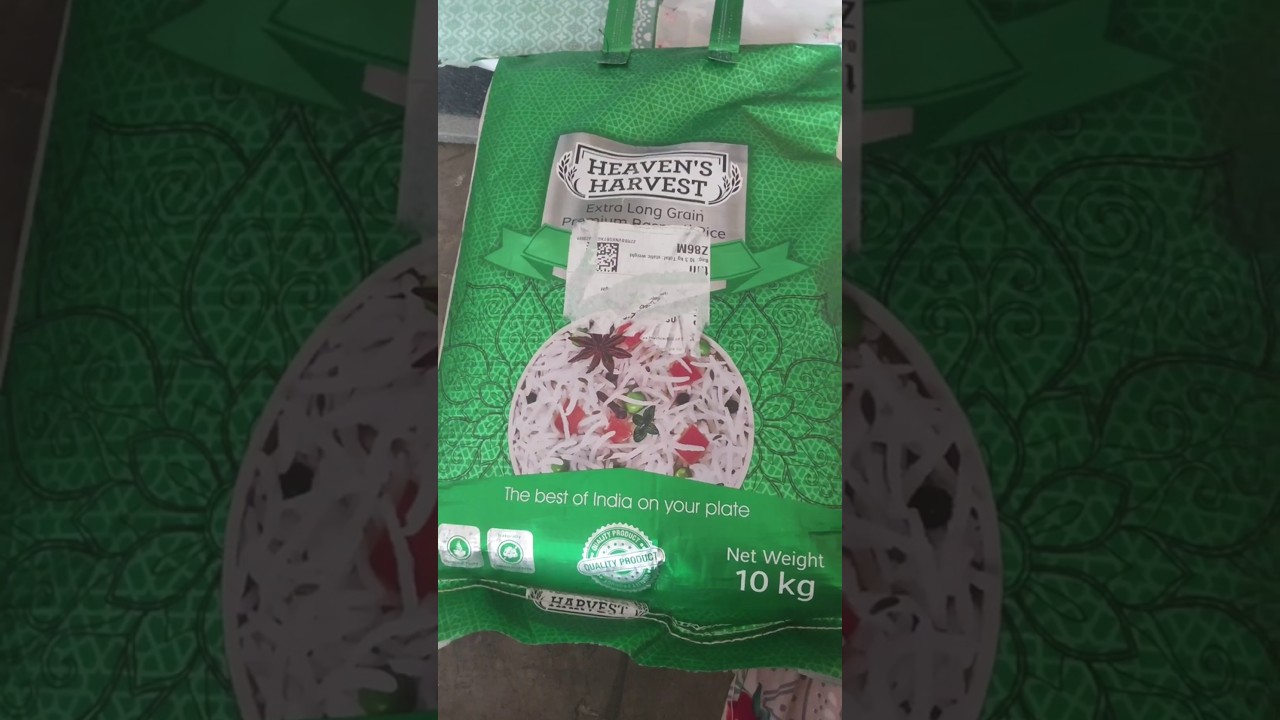 Heaven's Harvest Extra Long Grain Biryani Basmati Rice  review #Heaven'sharvest