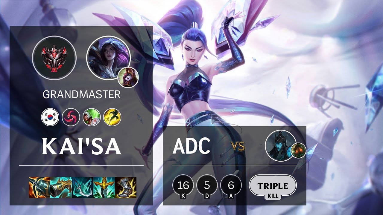Kai'Sa ADC vs Kalista - KR Grandmaster Patch 11.11