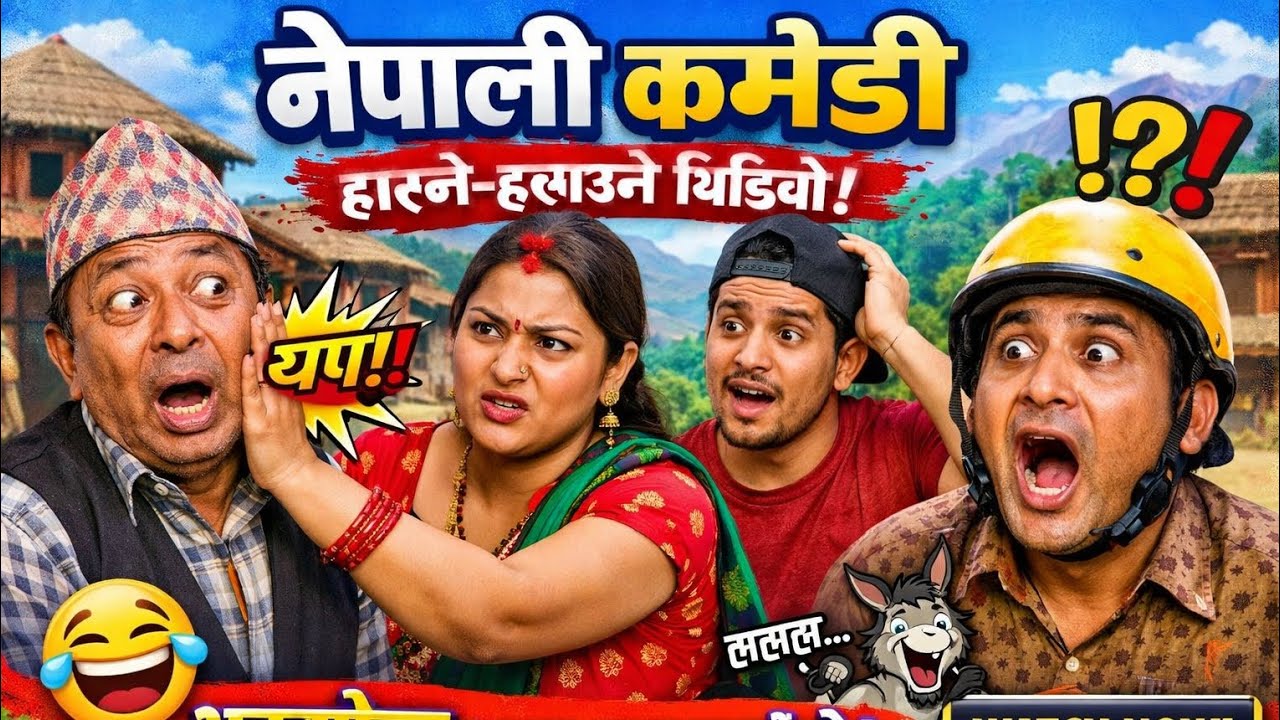 New funny video nepali funny 🤣.funny you tube trending video 🤣 first comedy video in you tube