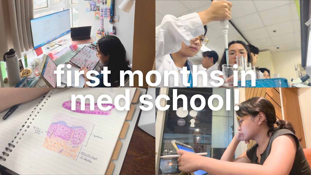 what the first months of medical school really look like │ med student diaries