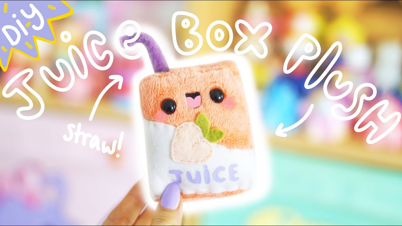 how to make a kawaii juice box plush 🧃🧃🧃
