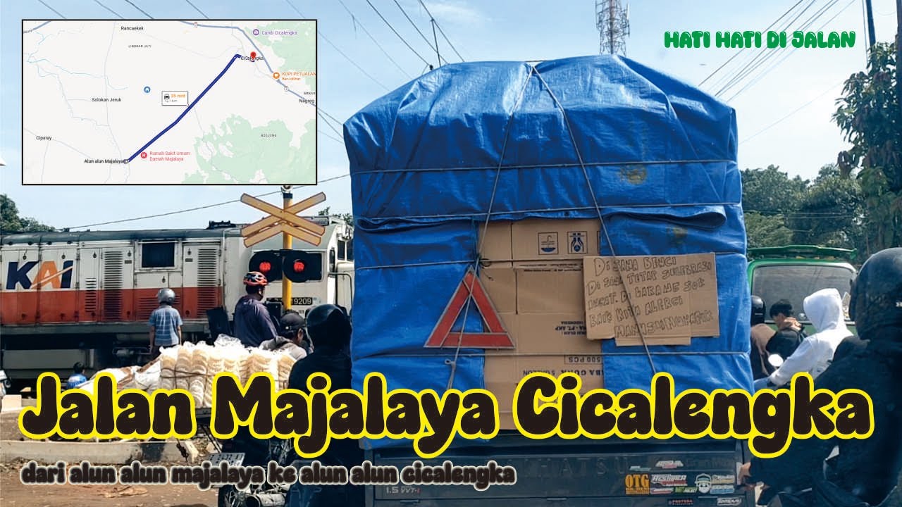 JALAN MAJALAYA CICALENGKA dari alun alun majalaya ke alun alun cicalengka