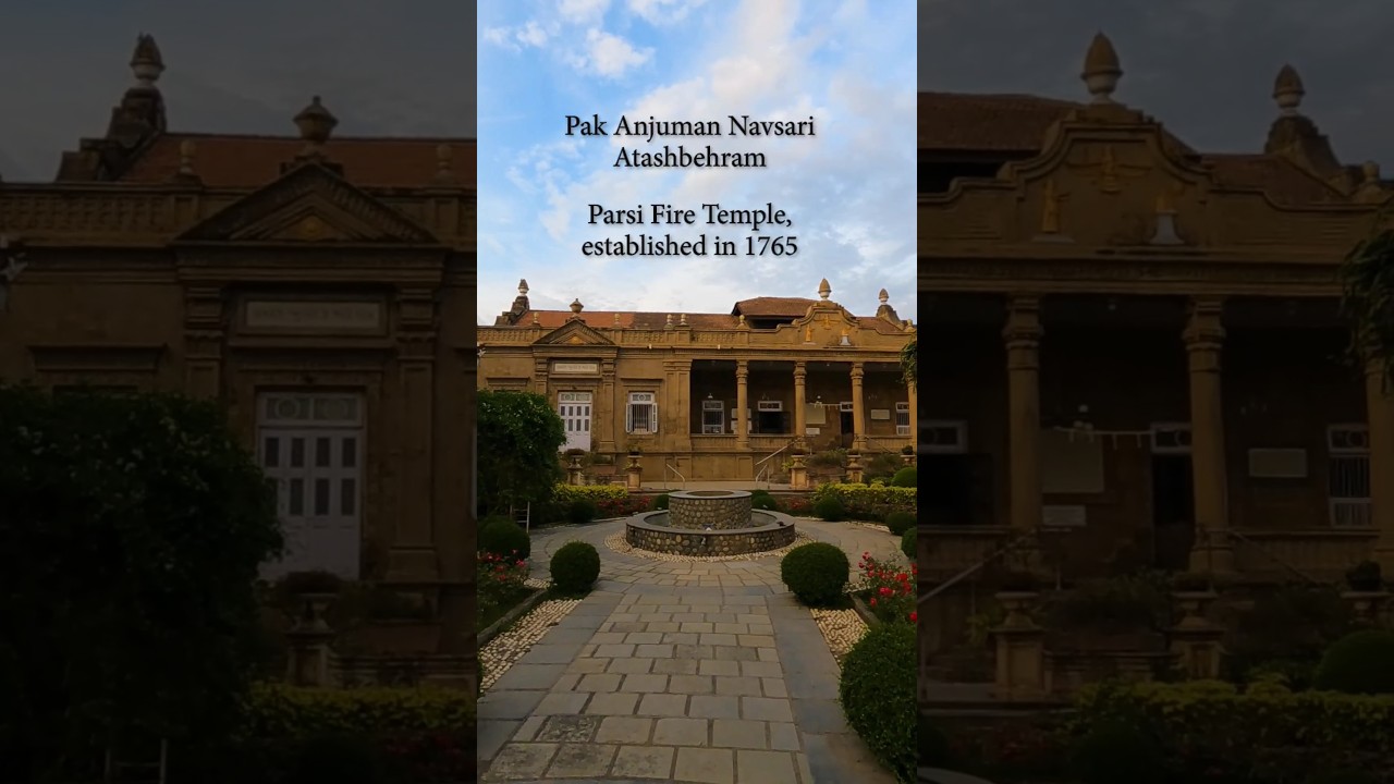 Pak Anjuman Atash Behram in Navsari, India. Fire Temple of Parsi Zoroastrians established in 1765
