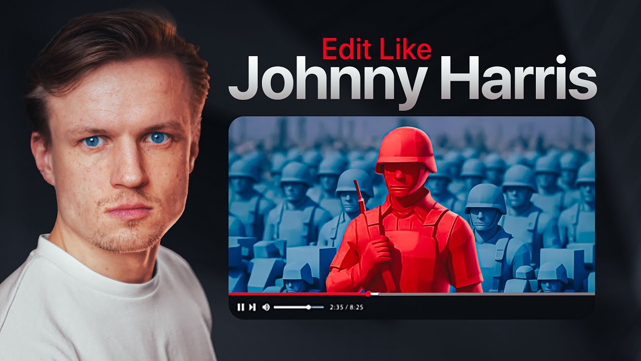 How To Edit Like Johnny Harris - 3D Soldiers (in Blender)