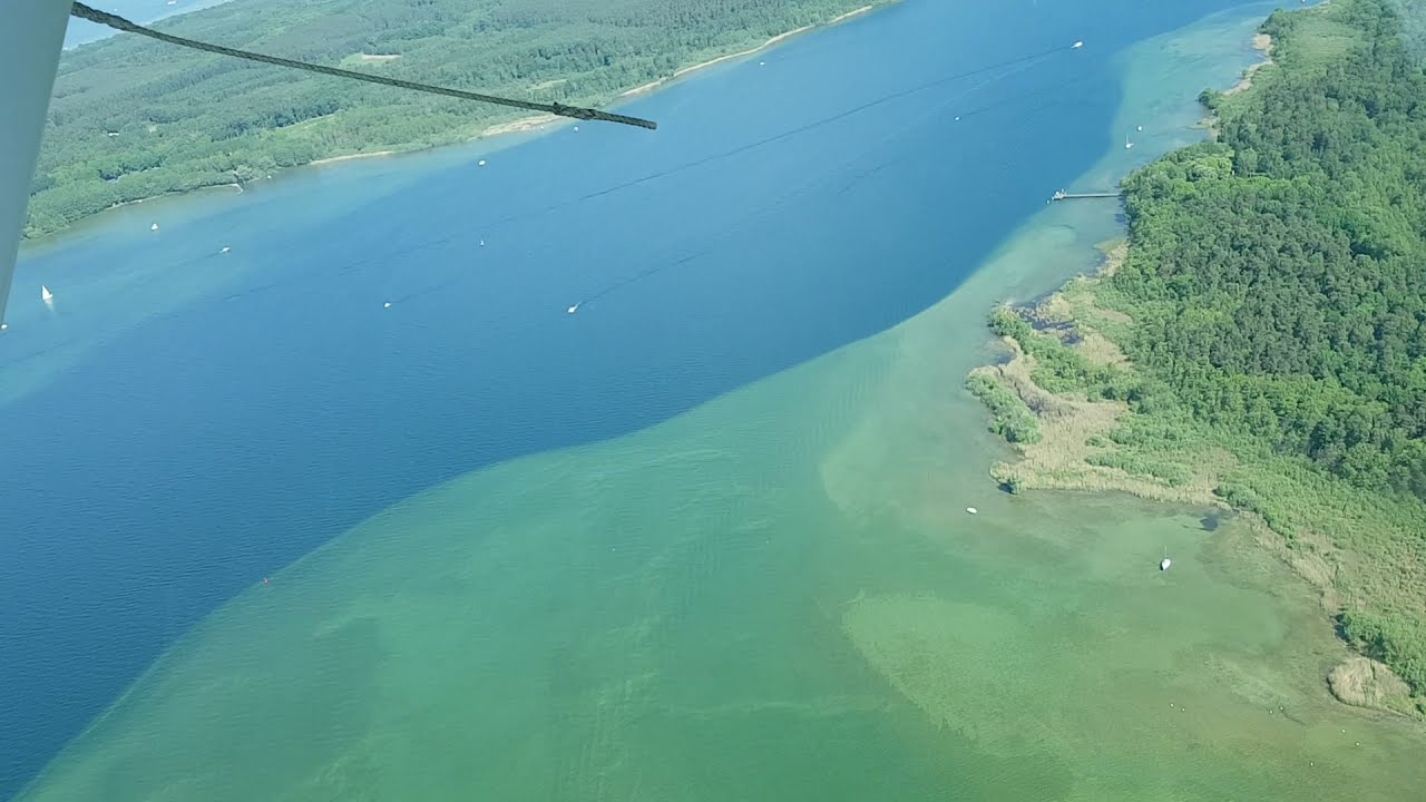 Rundflug Mecklenburgische Seenplatte über die Binnenmüritz - Fleesensee - Kölpinsee