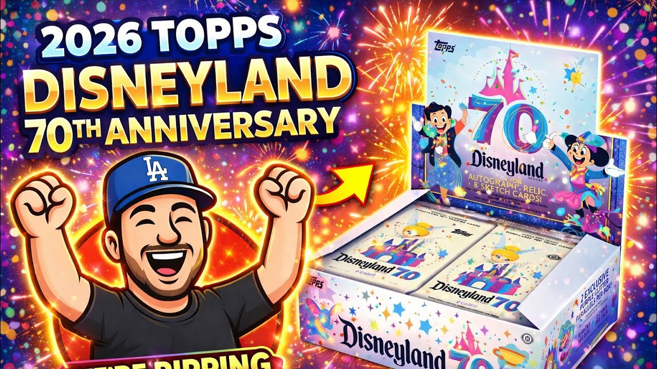 🚨АВТО🚨 2025 TOPPS DISNEYLAND 70-ЛЕТИЕ *ДЕНЬ ВЫПУСКА*