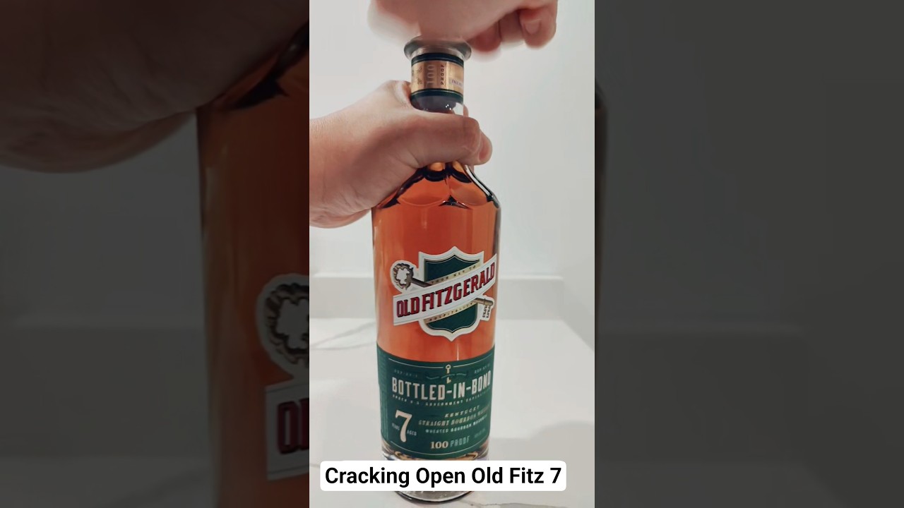 Popping Old Fitzgerald 7 Year Bottled In Bond 