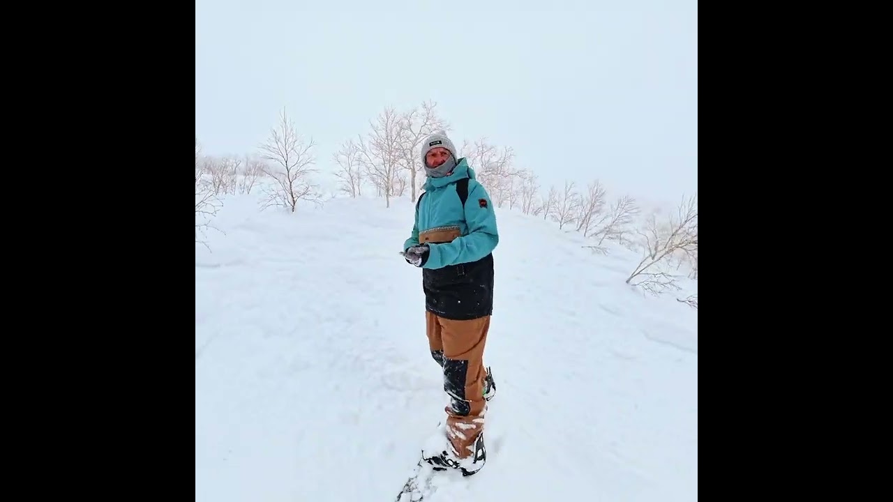 White out run Trail A @ Asahidake Feb 3