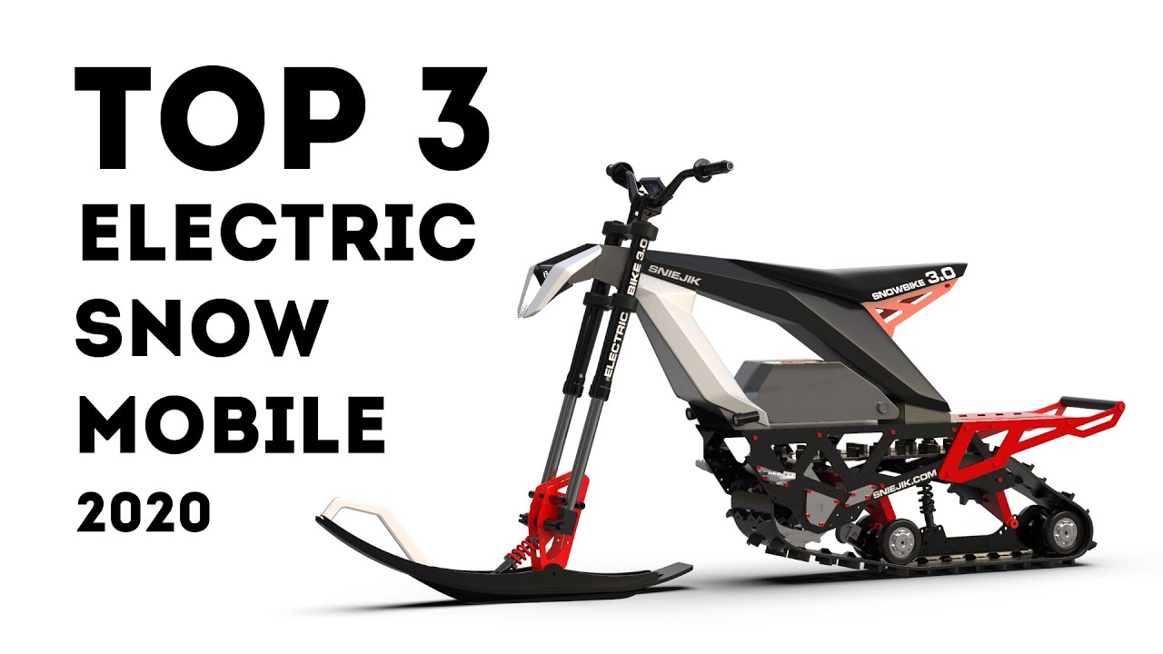 TOP 3 BEST ELECTRIC SNOWMOBILE 2020 EVER | E - ATV