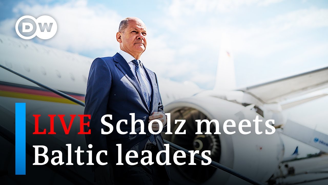 Watch live: Leaders from the Baltic states call on Germany for support | DW News