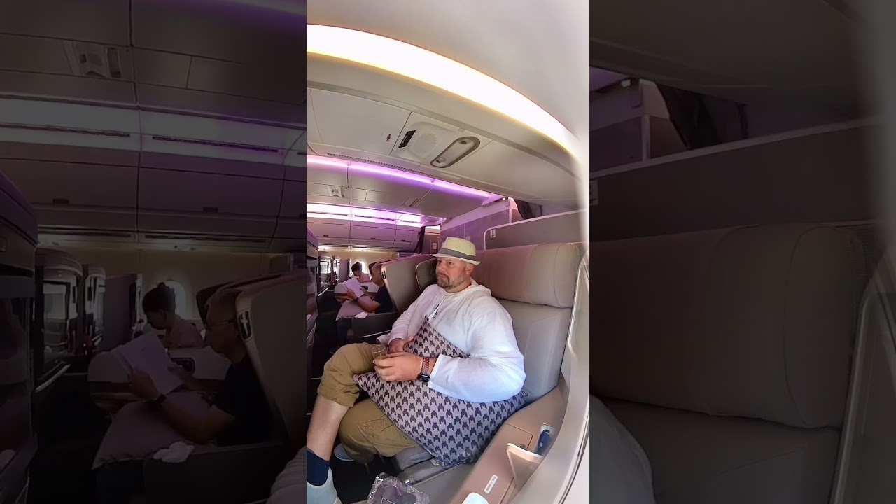 The world&rsquo;s longest flight on #SingaporeAirlines from Singapore to New York JFK
