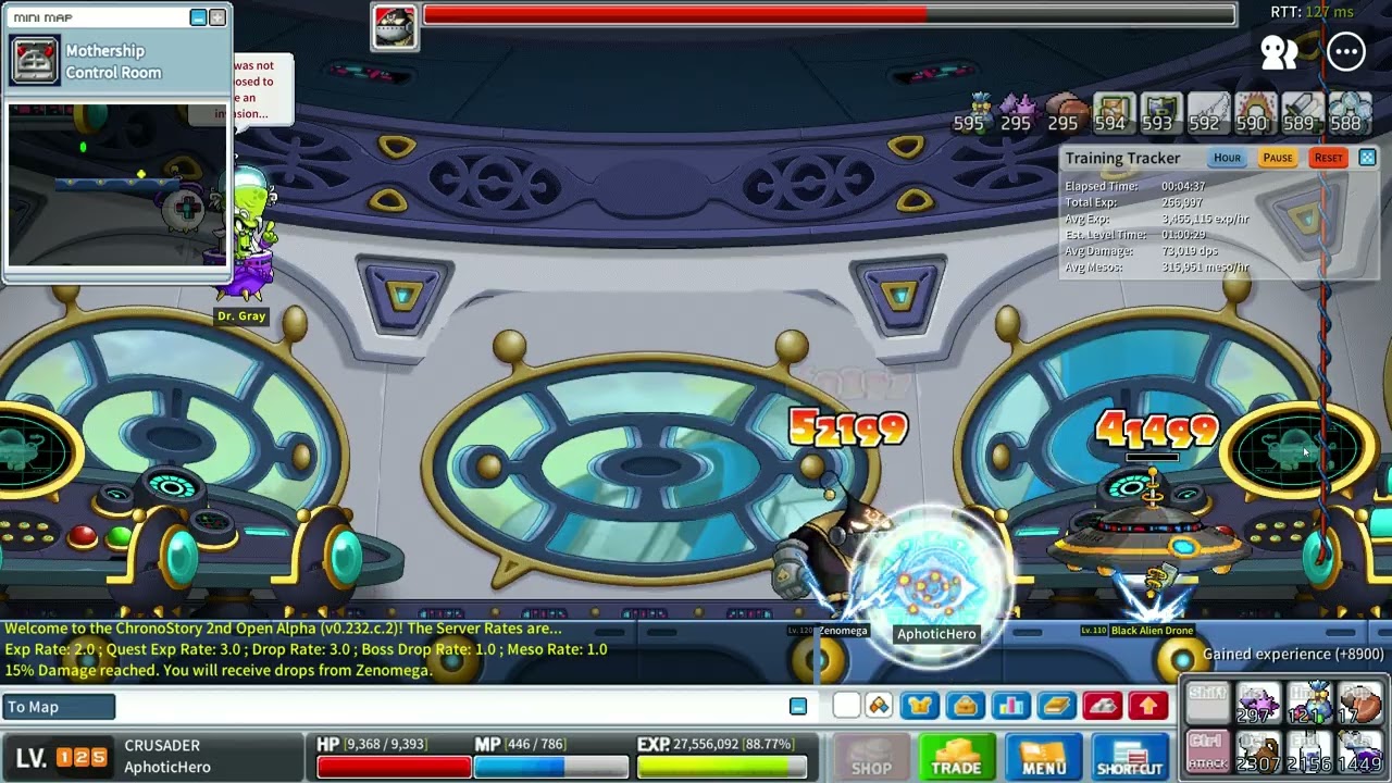 125 Hero Solo Zenomega - Cronostory MapleStory Worlds Server.