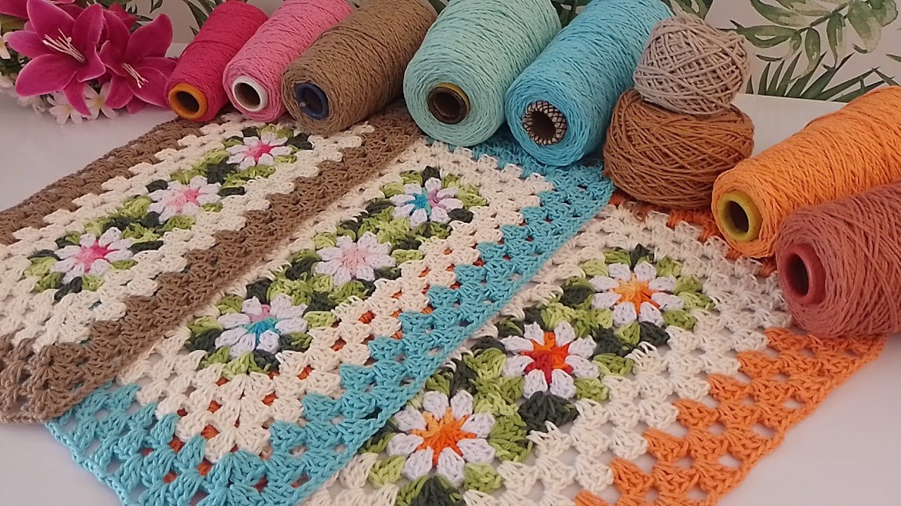 🎯 TRÊS LINDAS PRODUÇÕES UTILIZANDO BARBANTES ABERTOS 🥰 TAPETES AVULSOS #satisfying