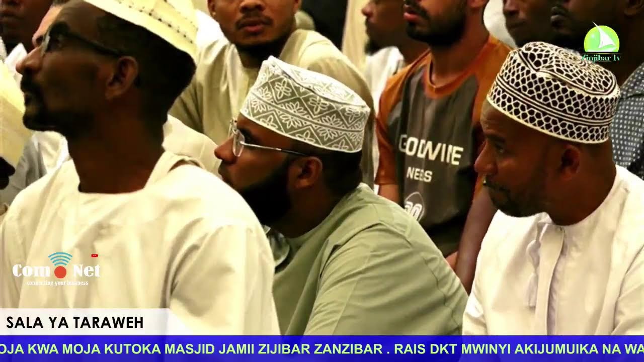 LIVE ;SWALA YA ISHA NA TARAWEH MASJID JAMII ZINJIBAR ZANIZIBAR
