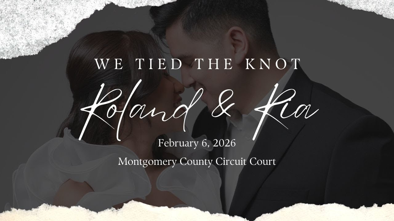 LIVE: Ria & Roland’s Court Wedding 💍