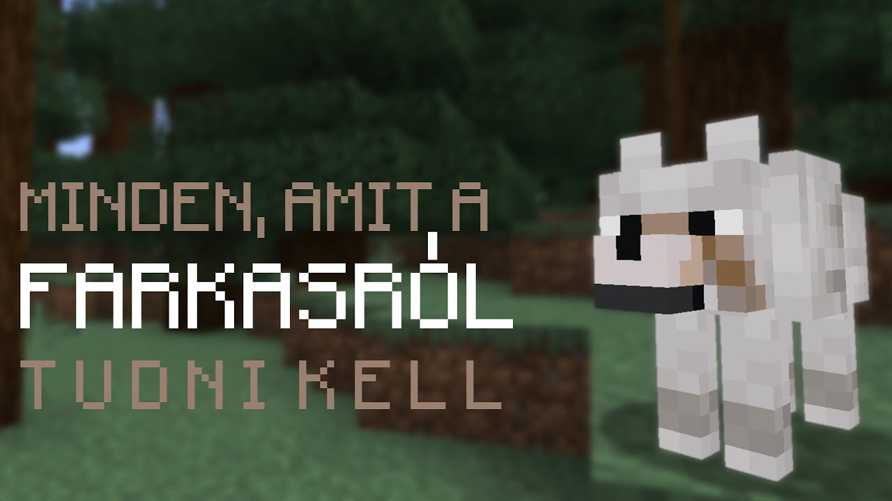 Minecraft: Minden, amit a Farkasról tudni kell!