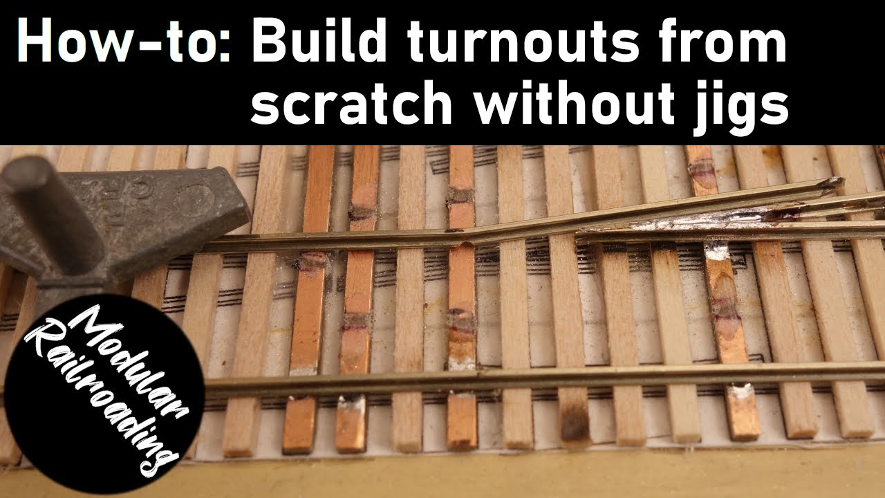How to build turnouts without jigs