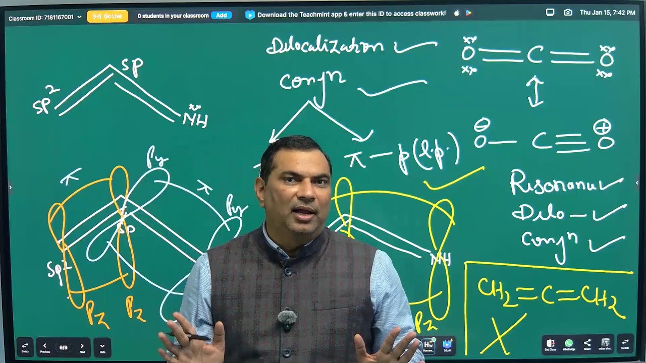 GOC Resonance/Mesomeric/Delocalization ( by Onkar Sir ) lec 4