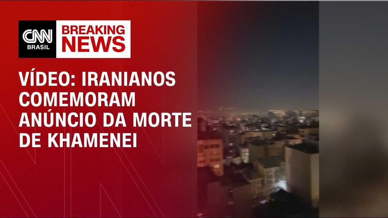 Vídeo: Iranianos comemoram anúncio da morte de Khamenei | CNN PRIME TIME