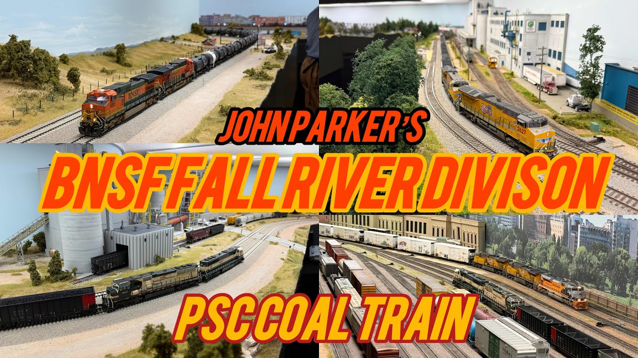 HO Scale BNSF FALL RIVER DIVISION PSC Coal Train