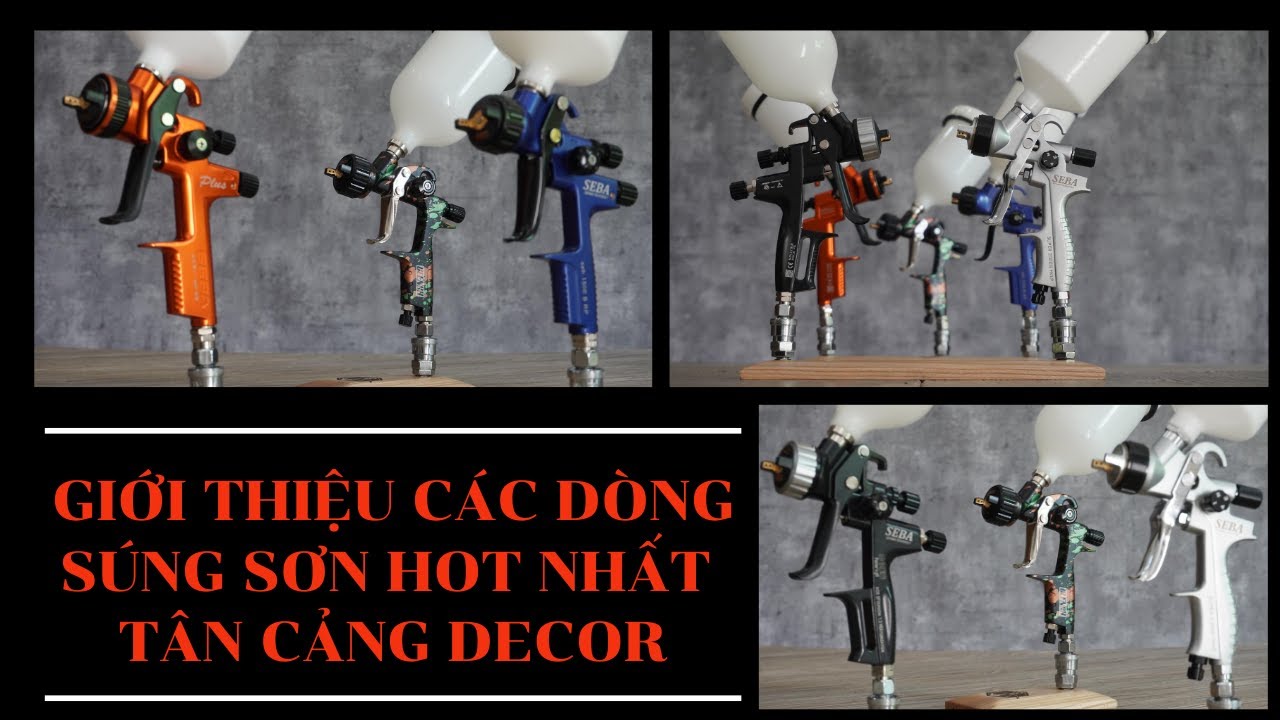Một Số Dòng Súng Phun Sơn Tầm Trung Và Cận Cao Cấp Mới Về - SEBA - YATO - FUJIWARA